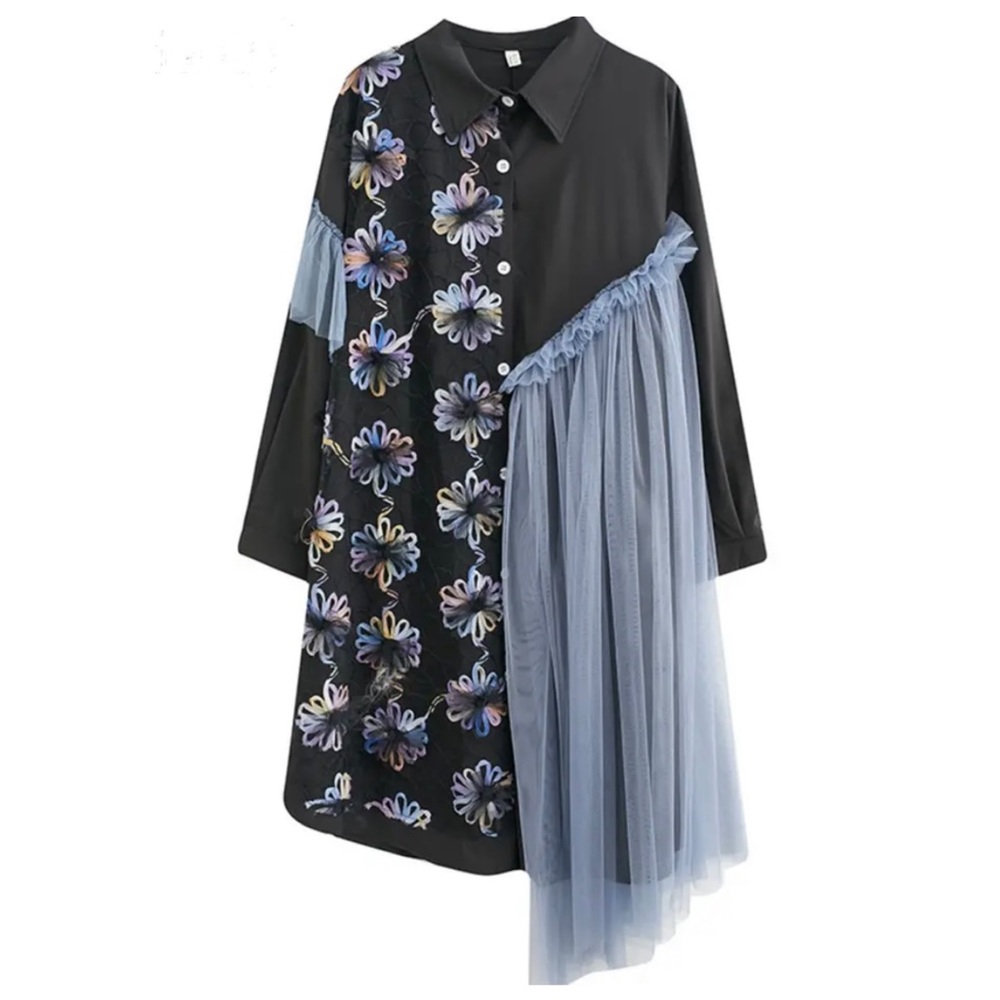 Black & Blue Dress/Top